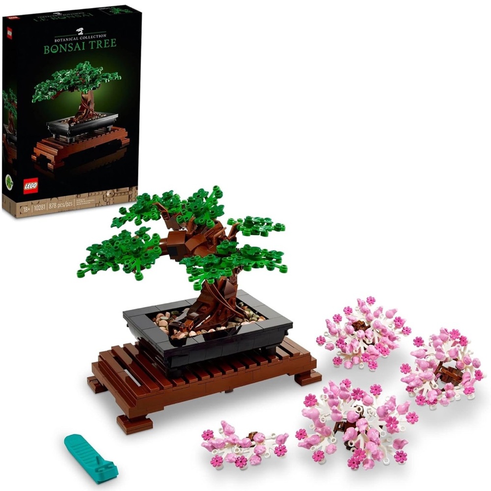 LEGO Botanical Collection Bonsai Tree with Green and Pink